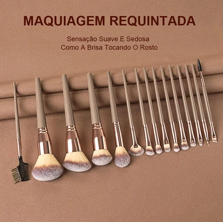 Conjunto De Pincéis Maquiagens Profissionais