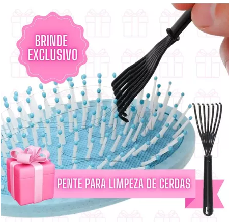 Kit 5 Escovas de Cabelo