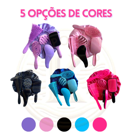 Kit 5 Escovas de Cabelo